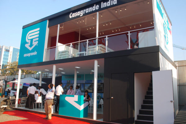 Custom built – Casagrande double decker stand on Bauma India Mumbai